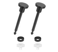 sourcing map 1 kit de réparation de robinet de baignoire, kit de réparation de robinet anti-fuite comprenant 1 tige de valve, 1 joint de tasse, 1 portail, noir