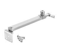 sourcing map 1 loquet de fenêtre à battant de 305 mm, baleines de fenêtre à battant en acier inoxydable, charnières réglables à friction, entretoise de fenêtre, galvanoplastie argent brossé