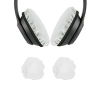 sourcing map 1 paire de coussinets pour écouteurs (6,1 à 8,4 cm) - Tissu universel lavable et extensible pour salle de sport/jeux, s'adapte à la plupart des casques auriculaires, gris