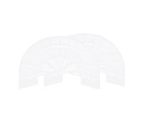 sourcing map 1 Paire Talon Plaques Semelle Protecteur Taille 10-11 Antidérapant Tampon Remplacement pour Baskets, Blanc