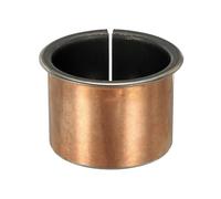 sourcing map 1 roulement à manchon à bride, alésage de 60 mm x 65 mm de diamètre extérieur x 50 mm de longueur, 75 x 2,5 mm de diamètre de bride x T bagues en bronze fritté auto-lubrifiantes pour