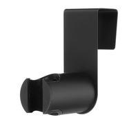 sourcing map 1 support de pommeau de douche à main en acier inoxydable sans perforation - Support mural pour salle de bain - Noir