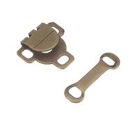 sourcing map 10 Ensembles Couture grappin et Yeux Fermeture Ensemble Cuivre, pour Soutien-gorge Froc Pantalon Jupe Couture DIY Facile à Coudre, Bronze