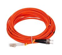 sourcing map 10 Mètres 32.8Ft Fibre Correctif Câble Multimode Duplex LC-ST OM1 LSZH Fibre Optique Cavalier Orange pour Réseau Émetteur-récepteur Instrumentation 1pcs
