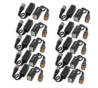 sourcing map 10 Paire Canal Vidéo CCTV HD Passif émetteur Récepteur Transmission UTP Ballon