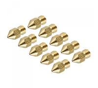 sourcing map 10 Paquet 1mm 3D Imprimante Buse Laiton Buse pour Extrudeuse, 1.75mm Filament