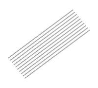 sourcing map 10 Pcs 1.2mm Mini Micro Forets Hélicoïdaux Haute Vitesse Acier Droit Tige Extra Long Perceuse Pointe 100mm pour Aluminium Alliage