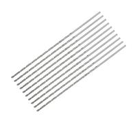 sourcing map 10 Pcs 1.5mm Mini Micro Forets Hélicoïdaux Haute Vitesse Acier Droit Tige Extra Long Perceuse Pointe 100mm pour Aluminium Alliage
