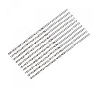 sourcing map 10 Pcs 1.8mm Mini Micro Forets Hélicoïdaux Haute Vitesse Acier Droit Tige Extra Long Perceuse Pointe 80mm pour Aluminium Alliage