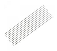 sourcing map 10 Pcs 1mm Mini Micro Forets Hélicoïdaux Haute Vitesse Acier Droit Tige Extra Long Perceuse Pointe 100mm pour Aluminium Alliage