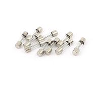sourcing map 10 Pcs 250V 12A 12Amp Lente Fusion Verre Fusibles Tubes 5mm x 20mm