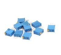 sourcing map 10 PCS 3296W 2K ohm potentiomètre multitours Pot résistance variable
