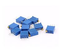sourcing map 10 Pcs 3296W 50K ohms résistance variable réglable pour potentiomètre multitours