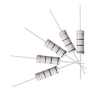sourcing map 10 Pcs 5W 5 Watt Résistance film oxyde métallique Pb axial 1K Ohm ±5% Tolérance
