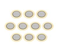 sourcing map 10 Pcs Disques Piézo 9mm Acoustique Pickup Transducteur Élément Trigger Buzzer Batterie Guitare