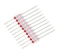 sourcing map 10 pcs fils axiaux Métal 175 fusibles thermiques température Celsius