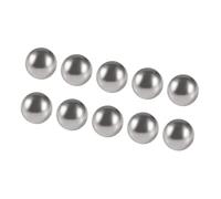sourcing map 10 pcs roulement à billes en acier 7 mm de diamètre accessoires d'outils électriques ton argent