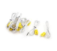 sourcing map 10 pièces 2m Type K Température Thermocouple Câble De Capteur -50°c à +200°C
