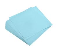 sourcing map 100 Feuilles Papier Origami Double Face Clair Bleu 15 x 15 cm