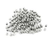 sourcing map 100 Pcs 250V 2A F2AL Rapide Fusion Verre Tube Fusibles 5 x 20mm