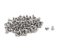 sourcing map 100 pcs 5 mm de long M2.5 x 4 mm Boulons à tête hexagonale