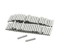 sourcing map 100 Pcs Inox Acier 3mm x 15.8mm Goupilles Attache Éléments