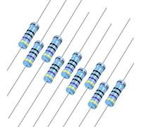 sourcing map 100 pièces 470 Ohm résistance, 3 W 1% à film métallique 5 bandes pour projets et expériences électroniques de bricolage