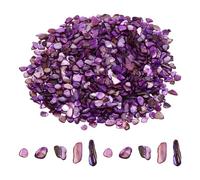 sourcing map 1000g Mosaïque Coquillages Concassés, Fragments de Coquillages Marins Naturels Irréguliers pour La Décoration Intérieure, Les Projets D'Artisanat et Les Bricolages - Violet
