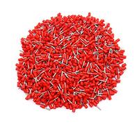 sourcing map 1000Pc 1mm2 AWG18 Isolation automobile fin cordon fil Borne rouge embouts