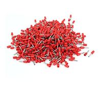 sourcing map 1000pcs 1,0mm2 Embout de Câble Embout de Câblage Cosse à Sertir électrique Fil Sertissage Borne Connecteur Terminal isolé broche 18AWG