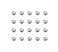 sourcing map 1000Pcs 2.8mm Billes Roulement Carbone Acier G1000 Précision