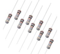 sourcing map 100pc 1W 10K OHMS Résistance couche carbone 5% tolérance 4 bande couleur