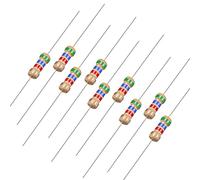 sourcing map 100pc Résistance 5.6k Ohm 0.25W 5% Tolérance 4 Bande couleur à Film de Carbone Axial