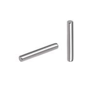 sourcing map 100Pcs 1.5mm x 10mm Goupille 304 INOX Acier Chevilles Support Étagères Argenté