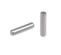 sourcing map 100Pcs 1.5mm x 6mm Goupille 304 Inox Acier Chevilles Support Étagères Argenté