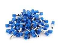 sourcing map 100pcs 10mm2 Embout de Câble Embout de Câblage Cosse à Sertir électrique Fil Sertissage Borne Connecteur Terminal Isolé Bootlace Ferrule Bleu
