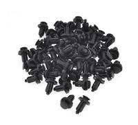 sourcing map 100Pcs 10mm type bouton poussoir agrafes bouclier aile