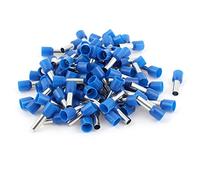 sourcing map 100pcs 10mm2 Embout de Câble Embout de Câblage Cosse à Sertir électrique Fil Sertissage Borne Connecteur Terminal Isolé Bootlace Ferrule Bleu
