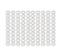 sourcing map 100pcs 12mmx22mmx2mm Matériau Moto alum. rondelle bouchon vidange