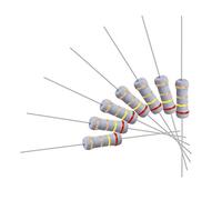 sourcing map 100Pcs 1W 1 Watt Oxyde métal Film Résistance Radial 2.4 Ohm ±5% Tolérance