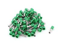 sourcing map 100pcs 6mm2 Embout de Câble Embout de Câblage Cosse à Sertir électrique Fil Sertissage Borne Connecteur Terminal isolé Bootlace Virole Vert