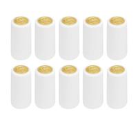 sourcing map 100Pcs Capsules Thermorétractables en PVC pour Bouteilles de vins, Capsules Thermorétractables, Couverture Supérieure en Forme de Raisin pour Caves à vins, Blanc 30x60mm