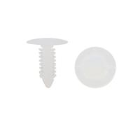 sourcing map 100Pcs Rivets de porte de voiture universels Clip de retenue du panneau de garniture de pare-chocs 7mm Transparent