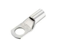 sourcing map 100pcs Cosse à Sertir Câble SC10-6 Non Isolé U-Type cuivre 6mm Argent Connecteur fil2