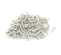 sourcing map 100pcs M2 x 8mm Acier Inoxydable Vis Vis Autotaraudeuse Tête Ronde