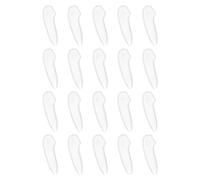 sourcing map 100Pcs Protège-Lames de Couteau en Plastique, Couverture de Protection pour La Pointe de La Lame, pour La Cuisine, Transparent