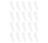 sourcing map 100Pcs Protège-Lames de Couteau en Plastique, Couverture de Protection pour La Pointe de La Lame, pour La Cuisine, Blanc
