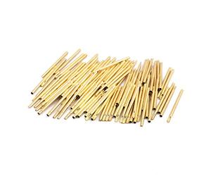 sourcing map 100Pcs R100-2S 1,67mm Dia 17,6mm Long sonde test métal aiguille