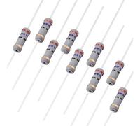 sourcing map 100pcs Résistance 27 Ohm 1W 5% Tolérance 4 bande couleur à Film de Carbone Axial