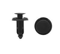 sourcing map 100Pcs Rivet en Plastique Clip Fixation Noir Pare-Chocs Voiture pour Corolla Rav4 Prado